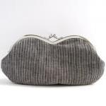 sunglasses case-gray linen-..